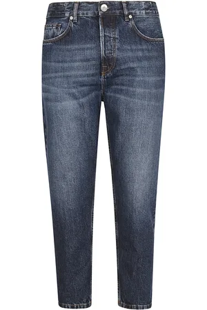 ELEVENTY Jeans, Herre, Blå, W38, Denim, Relax Fit Denim 5-Pocket Bukser