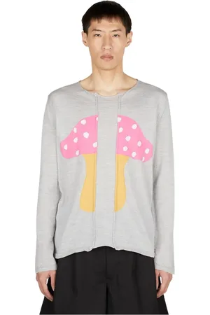 Comme des Garçons Top, Herre, Grå, M, Bomuld, Mushroom Top