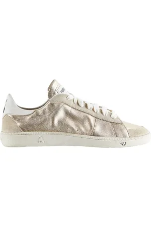 Patrizia Pepe Sko, Dame, Gul, 36 EU, Lamineret Nappa Skin Sneakers 