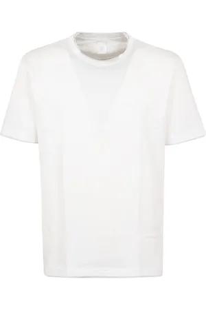ELEVENTY Top, Herre, Hvid, XL, Bomuld, Crewneck Tee
