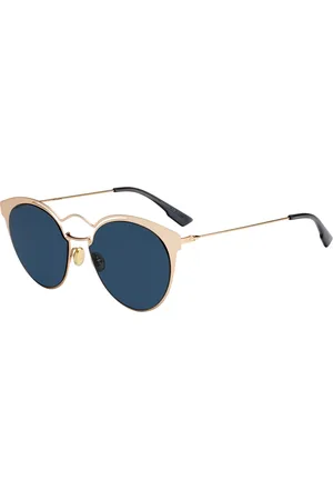 Dior Tilbehør, Dame, Gul, 54 MM, Uld, Solbriller
