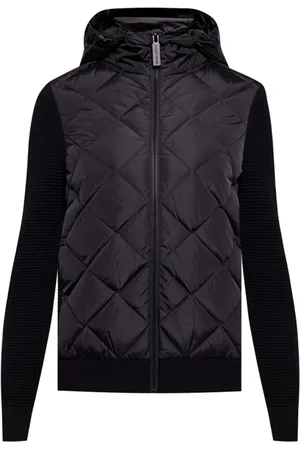 Canada Goose Strik, Dame, Sort, XL, Uld, Hybridge Down Front Hættetrøje