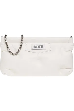 Maison Margiela Taske, Dame, Hvid, ONE SIZE, Uld, Glam Slam Skuldertaske