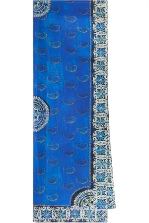 Maliparmi Tilbehør, Dame, Blå, ONE SIZE, Collection Print Stole