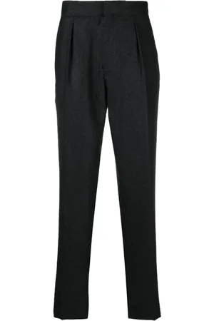 Ermenegildo Zegna Bukser, Herre, Grå, 2XL, Uld, Uld/Cashmere Bukser med Lommer