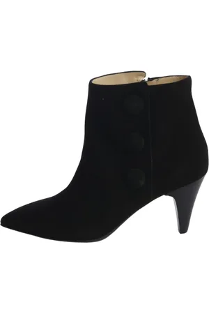 Fabiana Filippi Sko, Dame, Sort, 36 EU, Læder, Button Heel Lædersko