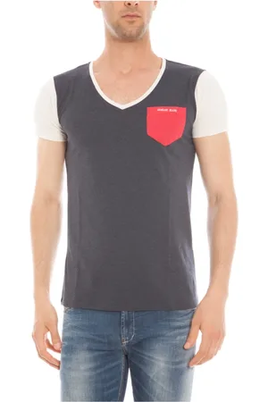 Emporio Armani Top, Herre, Flerfarvet, M, Uld, Blå A6H34Zxblu Stilfuldt Produkt