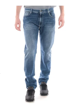 D.A. Daniele Alessandrini Jeans, Herre, Blå, W29, Bomuld, Jeans
