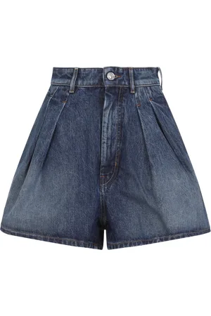 Sportmax Shorts, Dame, Blå, 2XS, Bomuld, Ghirba Shorts