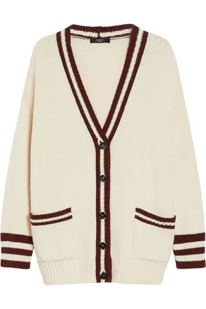 Max Mara Strik, Dame, , XS, Bomuld, Vicolo Cardigan