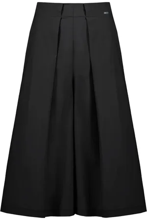 Bomboogie Bukser, Dame, Sort, XS, Bomuld, Wide Leg Bukser