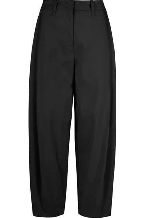 Bomboogie Bukser, Dame, Sort, M, Bomuld, Højtaljede Balloon Fit Bukser