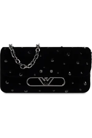 Emporio Armani Taske, Dame, Sort, ONE SIZE, Uld, Velvet Skuldertaske