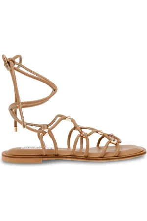 Steve Madden Sko, Dame, Brun, 37 EU, Uld, Brun Læder Sandaler Stilfuldt Sommerfodtøj