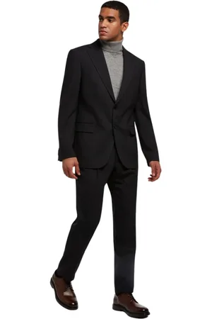 Brooks Brothers Jakkesæt, Herre, Grå, L, Uld, Uldblanding Suit