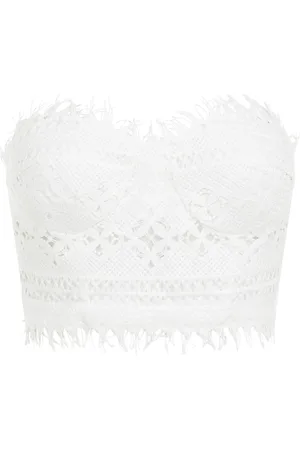 ERMANNO SCERVINO Top, Dame, Hvid, XS, Polyester, Top