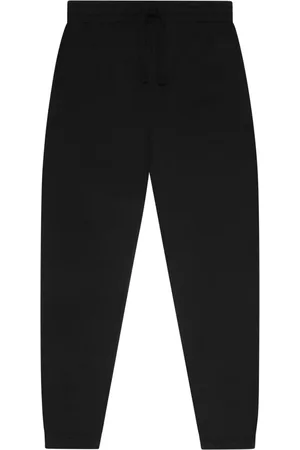 Lyle & Scott Bukser, Herre, Sort, S, Bomuld, Cuffed Interlock Sweatpants