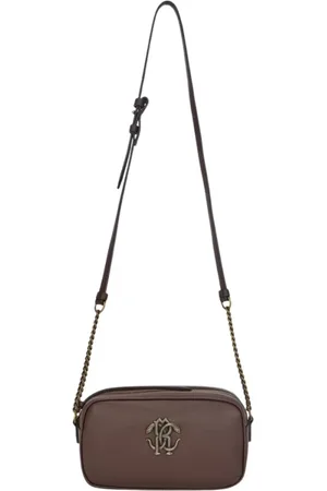 Roberto Cavalli Taske, Dame, Brun, ONE SIZE, Bomuld, Spejlslange Kamerataske Kompakt Design