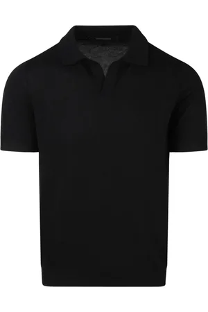 TAGLIATORE Top, Herre, Sort, L, Bomuld, Normal Pasform Polo