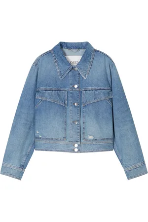 Closed Jakke, Dame, Blå, S, Denim, Denimjakke