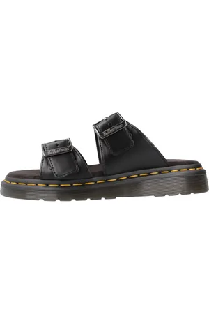 Dr. Martens Sko, Herre, Sort, 43 EU, Læder, Flade sandaler