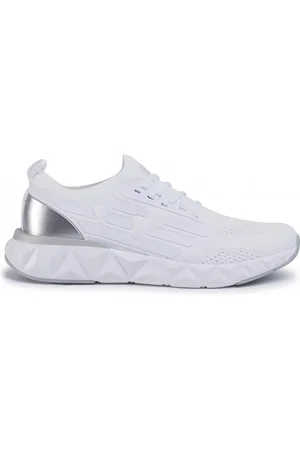 EA7 Sko, Herre, Hvid, 40 EU, Polyester, Ultimate 2.0 Sneakers