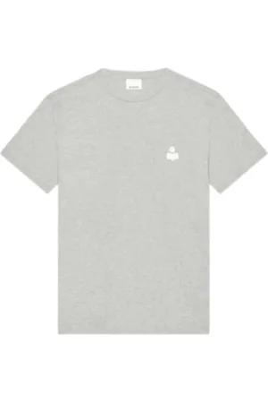 Isabel Marant Top, Herre, Grå, M, Bomuld, Bomuld Kortærmet T-shirt