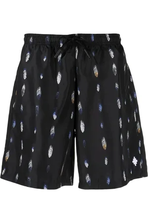 MARCELO BURLON Shorts, Herre, Sort, S, Polyester, Polyester Shorts