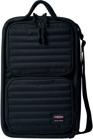 Eastpak Taske, Herre, Sort, ONE SIZE, Uld, Quiltet rygsæk med logo-patch