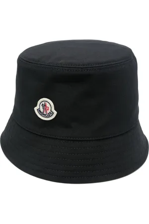Moncler Tilbehør, Dame, Sort, M, Uld, Hat med flad krone og smal skygge