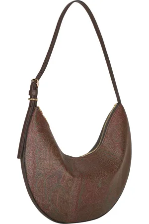 Etro Taske, Dame, Brun, ONE SIZE, Uld, Stilfuld skuldertaske