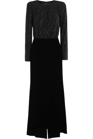 Emporio Armani Kjole, Dame, Sort, S, Elegant Sort Kjole til Kvinder
