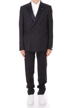 TAGLIATORE Jakkesæt, Herre, Blå, 2XL, Uld, Double-Breasted Suit Sæt