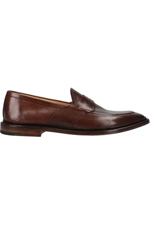 Premiata Sko, Herre, Brun, 45 EU, Læder, Slip-On i Brun Læder