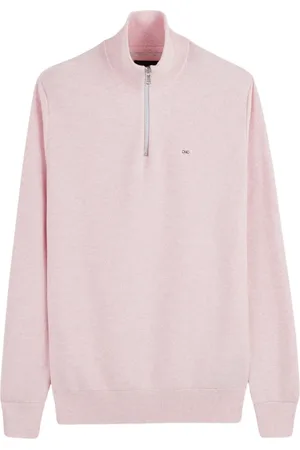 Eden Park Strik, Herre, Lyserød, 2XL, Bomuld, Træk