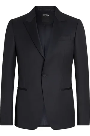 Ermenegildo Zegna Jakke, Herre, Blå, 2XL, Uld, Smokingjakke