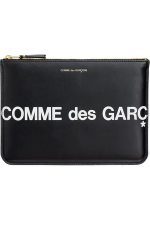 Comme des Garçons Taske, Dame, Sort, ONE SIZE, Uld, Logo Media Taske
