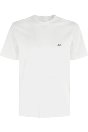 C.P. Company Top, Herre, Hvid, L, Bomuld, Casual bomulds T-shirt
