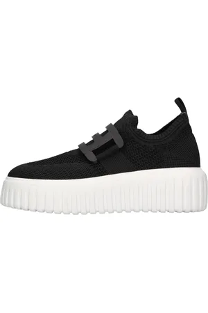 Hogan Sko, Dame, Sort, 39 EU, Uld, Flade sko Sort