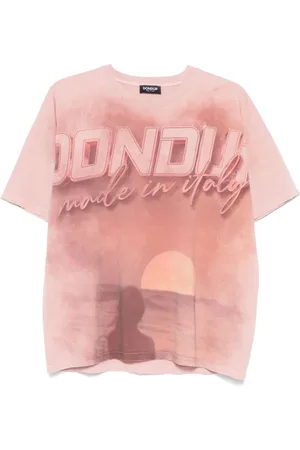 Dondup Top, Dame, Lyserød, XS, Uld, Rosa Stilfuld T-shirt til Kvinder