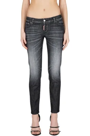 Dsquared2 Jeans, Dame, Sort, XS, Bomuld, Jennifer Skinny Jeans