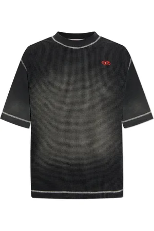 Diesel Top, Herre, Grå, XL, Bomuld, T-shirt