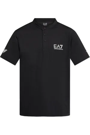 EA7 Top, Herre, Sort, S, Short Sleeve Polo