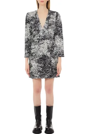 Liu Jo Kjole, Dame, Flerfarvet, M, Polyester, Midi Kjole