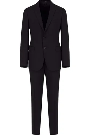 Emporio Armani Jakkesæt, Herre, Blå, 5XL, Uld, Enkeltspændt jakkesæt