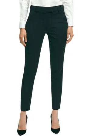 Brooks Brothers Bukser, Dame, Sort, S, Uld, Sort Stretch Uldblanding Smokingbukser