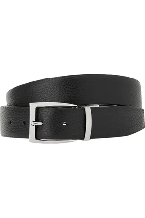 CANALI Tilbehør, Herre, Sort, 95 CM, Læder, Sort læderbælte