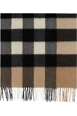 Burberry Tilbehør, Dame, Flerfarvet, ONE SIZE, Cashmere, Ternet Cashmere Tørklæde