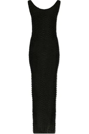 Entire Studios Kjole, Dame, Sort, XS/S, Polyester, Ringlet Maxi Kjole