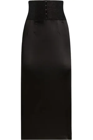 Dolce & Gabbana Nederdel, Dame, Sort, S, Sort Elegant Nederdel